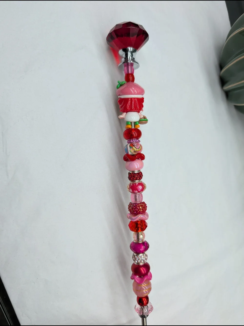 Hand Made Fairy Wand/Plant/Garden Stake W/Strawberry Shortcake 🍓